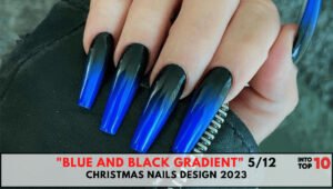 Blue and Black Gradient