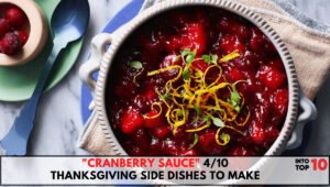 Cranberry Sauce Thanksgiving Side Dishes