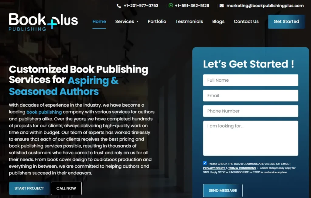 Book Publishing Plus